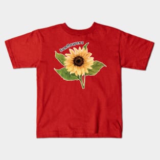 Sunflowers Forever Kids T-Shirt